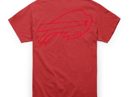 BUFFALO BILLS HIGHLIGHT  47 VINTAGE TUBULAR TEE Online Sale