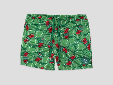 Doubles and Bubbles Diamond Air Youth Mesh Shorts - Walk-Off Watermelon Cheap