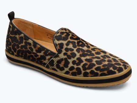 Sutton Slip On - Sage Leopard Hair Calf For Sale