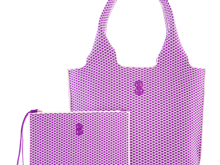 Sutton City Tote - Purple Diamond - Medium Online Hot Sale