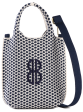 Sutton City Tote - Navy Diamond - Mini Online now