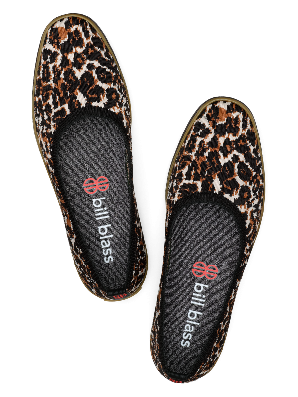 Sutton Knit Ballet - Leopard Discount