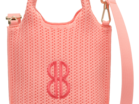 Sutton City Tote - Peach Stripe - Mini For Discount