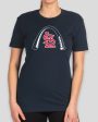 Arched Bat Women s Warm-Up Tee - St. Louis Cardinals For Discount