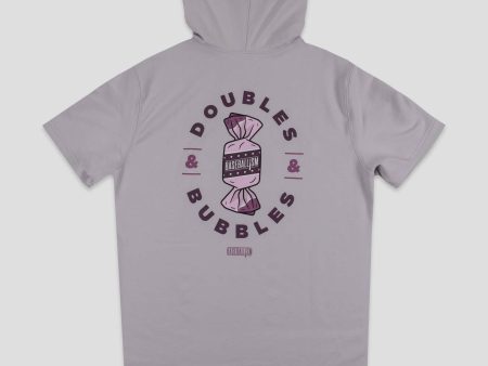 Doubles and Bubbles Short Sleeve Hoodie - Gottem  Grape Hot on Sale