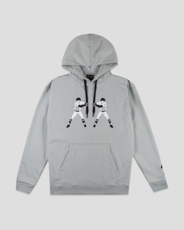 Back to Back Jacks Hoodie - Grey Online Sale