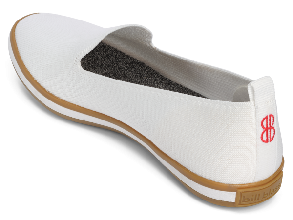 Sutton Knit Slip On - White Cheap