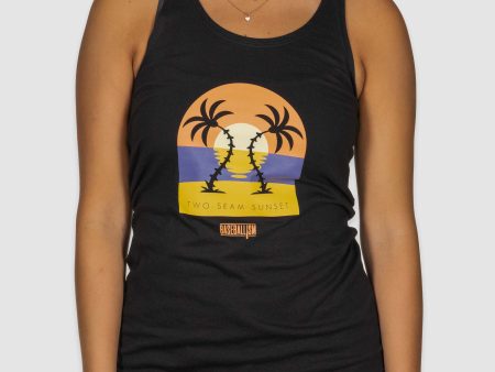 Two Seams Sunset Racerback Tank For Discount