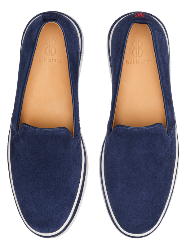 Sutton Suede Sneaker - Blueberry Hot on Sale