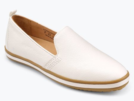 Sutton Leather Slip On - White Discount