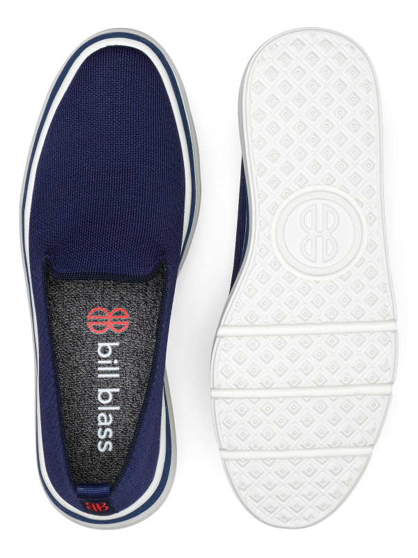 Sutton Knit Sneaker - Navy For Sale