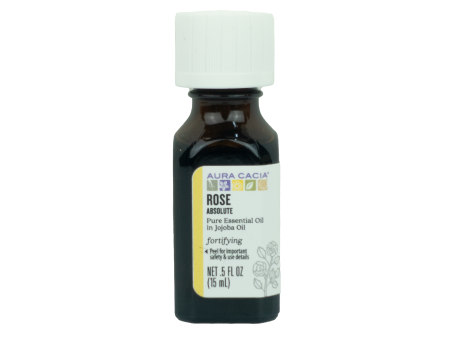 Aura Cacia - Rose Absolute Essential Oil (0.5 oz.) For Sale