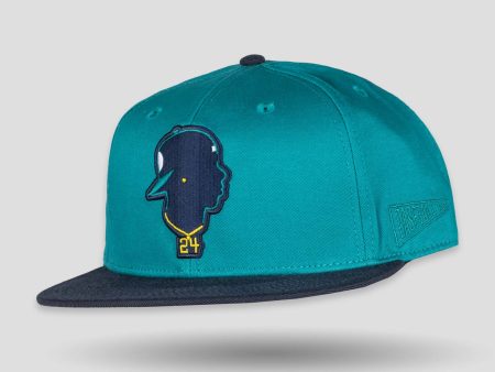 Junior s Silhouette Cap (Teal) - Ken Griffey Jr. Collection Online now