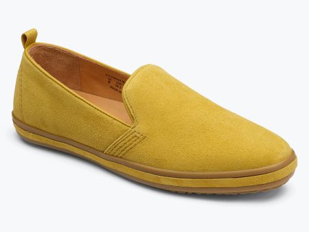 Sutton Suede Slip On - Pond Green Cheap