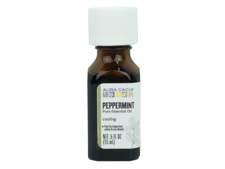 Aura Cacia - Peppermint Essential Oil (0.5 oz.) Supply