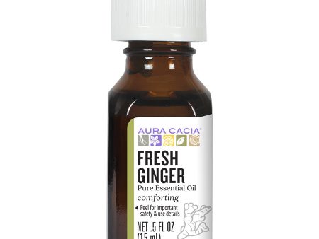 Aura Cacia - Fresh Ginger Essential Oil (0.5 oz.) Online Hot Sale