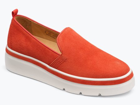 Sutton Suede Sneaker - Cherry Tomato Fashion