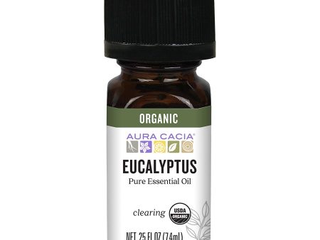 Aura Cacia - Organic Eucalyptus Essential Oil (0.25 oz) Discount