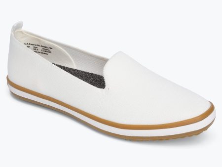 Sutton Knit Slip On - White Cheap