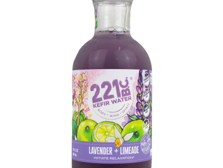 221Bc Kerif Water - Lavender Limeade Kefir Water (In Store Pick-Up Only) Online Sale