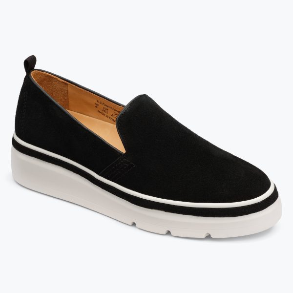 Sutton Suede Sneaker - Black Fashion