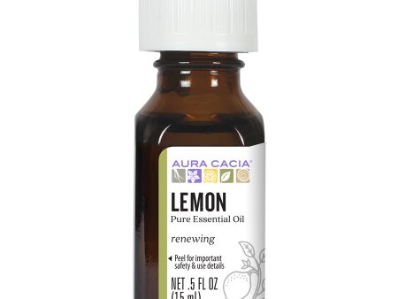 Aura Cacia - Lemon Essential Oil (0.5 oz) on Sale