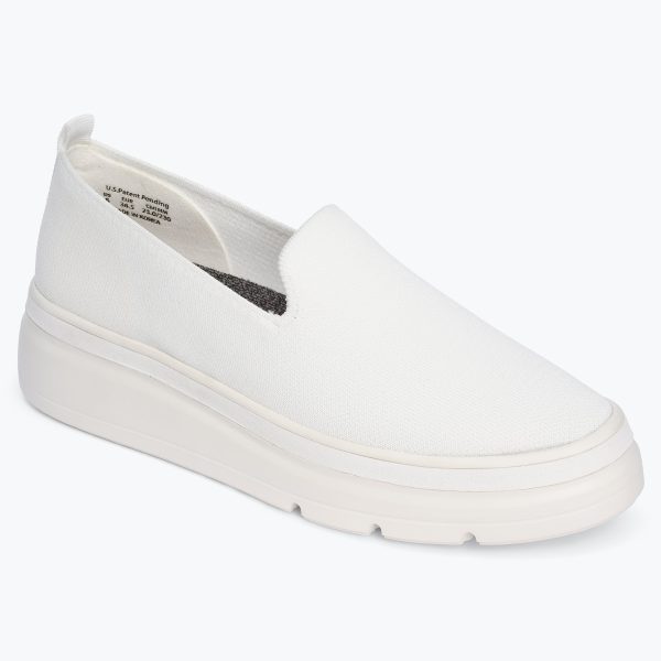 Sutton Knit Sneaker - White Hot on Sale