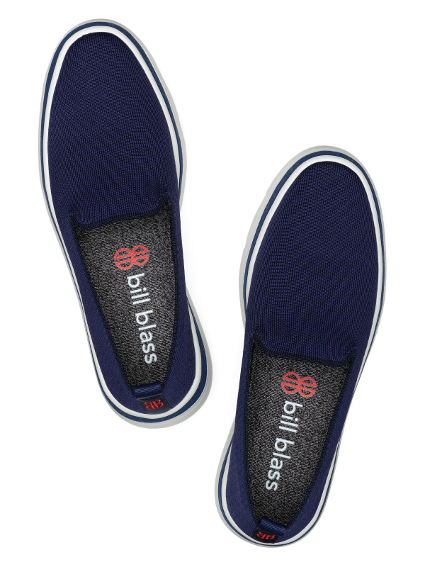 Sutton Knit Sneaker - Navy For Sale