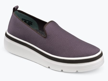 Sutton Knit Sneaker - Slate Discount