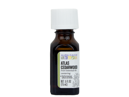 Aura Cacia - Atlas Cedarwood Essential Oil (0.5 oz.) Online Sale