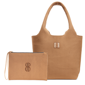 medium - Buckthorn Stripe Tote With Pouch For Sale