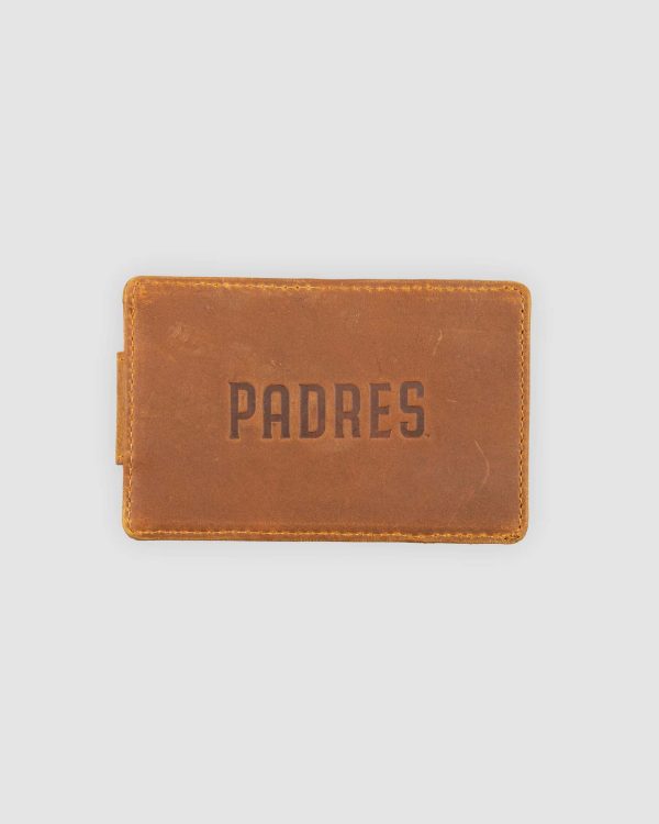 Flag Man Glove Leather Money Clip Wallet - San Diego Padres Cheap