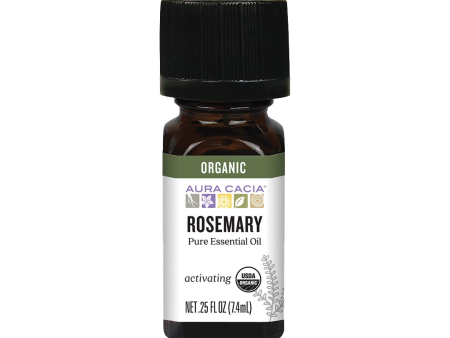 Aura Cacia - Organic Rosemary Essential Oil (0.25 oz) Discount