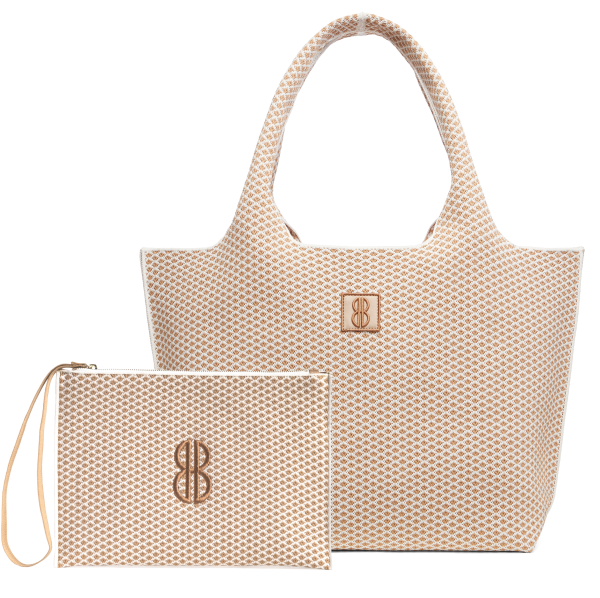 Large - Buckthorn Diamond tote with pouch Supply